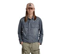 G-Star Homme Veste Utility Flap Pocket, Bleu (antic faded aegean blue D21896-C611-D096), XXL