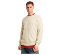 G-Star Homme Zig-zag structure r knit, Blanc (whitebait D25108-C259-1603), L