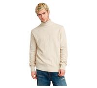 G-Star Homme Zig-zag structure turtle knit, Blanc (whitebait D25110-C259-1603), M