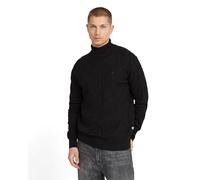 G-Star Homme Zig-zag structure turtle knit, Noir (dk black D25110-C259-6484), XS