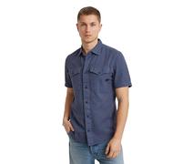 G-Star Hommes Marine Slim Short Sleeve Shirt