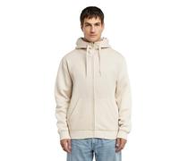 G-Star Sweat zippé Premium Core à capuche Beige L Homme