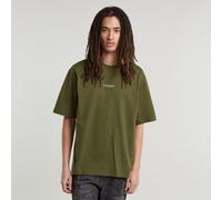 G-star Logo T-Shirt Olive (there is no difference between en-GB and fr-FR for this word) Petit Male