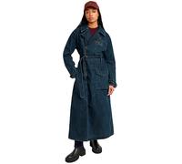 G-Star RAW Trench long Biker Bleu foncé M