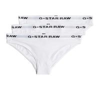 G-Star – Lot de 3 slips femme D23775-D516-6008 – Blanc – Taille S