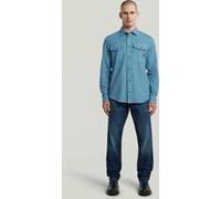 G-Star Marine Slim Shirt Ls Niagara Gd Taille: M | Chemises d'affaires Outlet | Homme