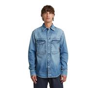 G-Star Men's Dakota Regular Shirt, Size: M, Color Blue