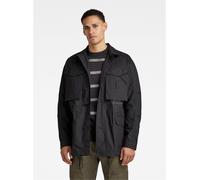 G-star Men's Field Overshirt Dk Noir Petit Male