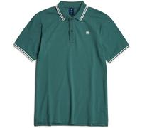 G-star Men's Gstar Dunda Stripe Short-Sleeve Polo Shirt Épicéa bleu Petit Male