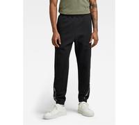 G-star Men's Logo Tape Closed Cuff Fleece Joggers Dk Noir Petit Male