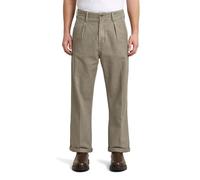 G-Star Men's Pleated Chino Relaxed, Size: 33/32, Color Brown