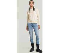 G-Star Midge Saddle Mid Straight Jeans Lt Indigo Aged Taille: W27L30 | Jeans droits Outlet | Femme | Bleu