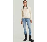 G-Star Midge Saddle Mid Straight Jeans Medium Blue Taille: W28L32 | Jeans Outlet | Femme | Bleu