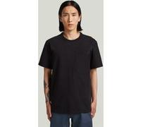 G-Star Mn Nuag Regular R T Ss Black Taille: M | T-shirts Basiques Outlet | Homme | Le Noir