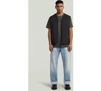 G-Star Multi Logo Overdyed Loose R T Dk Black Gd Taille: L | T-shirts avec imprimés Outlet | Homme | Le Noir