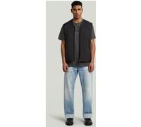 G-Star Multi Logo Overdyed Loose R T Dk Black Gd Taille: XL | T-shirts avec imprimés Outlet | Homme | Le Noir