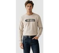 G-Star Old Skool Crew Sweat L/s Whitebait Taille: M | Pulls Outlet | Homme | Blanche
