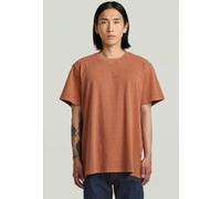 G-Star Overdyed Center Chest Loose R T Red Taille: M | T-Shirts Outlet | Homme | Rouge