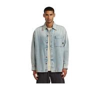G-star - Overshirt Coupe Carrée - Homme - Chemises - Bleu - Taille: S