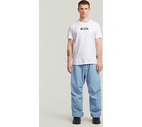 G-Star Pleated 3d Denim Pant Light/pastel Blue Taille: W32L30 | Jeans relaxed fit Outlet | Homme | Bleu