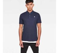 G-Star Polo Dunda Slim Overdyed manches courtes Bleu S Homme