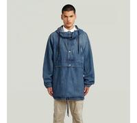 G-Star RAW Anorak À Capuche Parachute Bleu moyen S