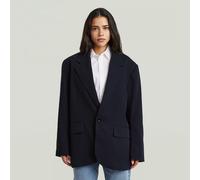 G-Star RAW Blazer Big Boyfriend Oversized Bleu foncé XXS