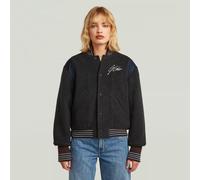 G-Star RAW Blouson Cropped Bomber Varsity Gris XS