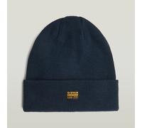 G-Star RAW Bonnet Unisex Effo Long Bleu foncé one size