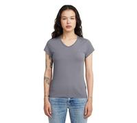 G-Star T-shirt Eyben Slim V 2.0 – Col V – Gris – Taille M – Femme