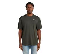G-Star Raw C.V. Rib Insert Relaxed r t T-Shirt, Gray, L Men's