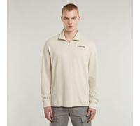 G-star Checquard Tweeter Half Zip Sweatshirt Beige 2XL Homme