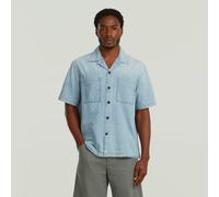 G-Star RAW Chemise Bowling 2-Pocket Regular légère Bleu clair XS