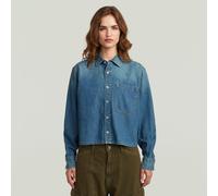 G-Star RAW Chemise Boxy Relaxed One-Pocket Bleu moyen XL