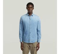G-star Clean Slim Fit Long Sleeve Shirt Bleu S Homme