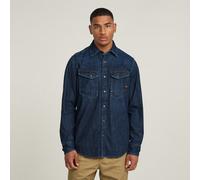 G-star D23616-d252 Slim Fit Long Sleeve Shirt Bleu XS Homme