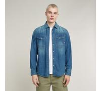 G-STAR Homme Chemise Dakota Slim , Bleu (faded cricket blue D23616-D252-D891), M