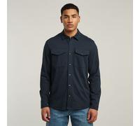 G-Star RAW Chemise Jersey Marine Pockets Bleu foncé S
