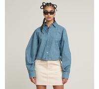 G-Star RAW Chemise Macro Balloon Bleu clair XS