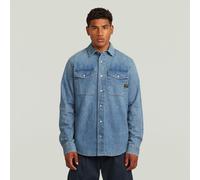 G-Star RAW Chemise Marine Denim Slim Bleu moyen XL