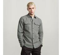 G-Star Homme Chemise Marine Slim, Gris (grey alloy gd D24963-D454-G493), XXL
