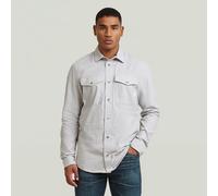 G-Star RAW Chemise Marine Slim manches longues multicolore L Homme