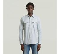 G-Star Men's Marine Slim Long Sleeve Shirt, Size: S, Color Multicolor