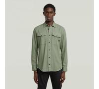 Surchemise manches longues G-Star Marine Vert XS