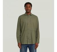 G-star Panelled Pocket Regular Long Sleeve Shirt Vert 2XL Homme