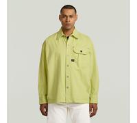 G-Star RAW Chemise Pleated Boxy Long Sleeve Vert XL