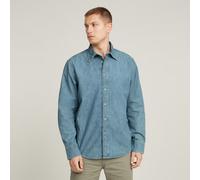 G-star Regular Denim Long Sleeve Shirt Bleu L Homme