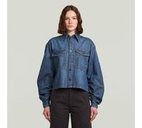 G-Star RAW Chemise Relaxed Staq Bleu moyen L