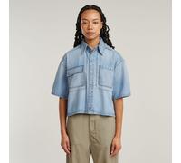 G-Star RAW Chemise Remix Side Slits Bleu clair XL