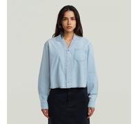 G-Star RAW Chemise Resort Boxy Relaxed Bleu clair M